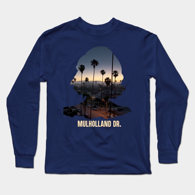 Mulholland Drive Long Sleeve T-Shirt by NorthWestDesigns